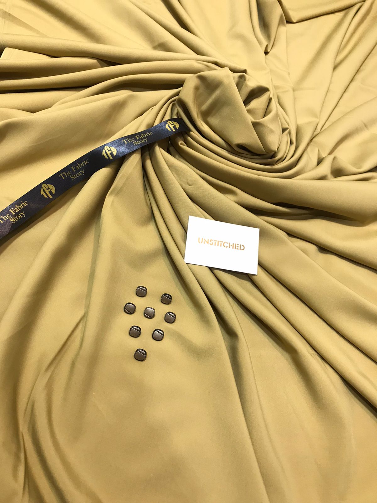 Fabrish Men Exclusive Wash & Wear - Indian Yellow -FWW10