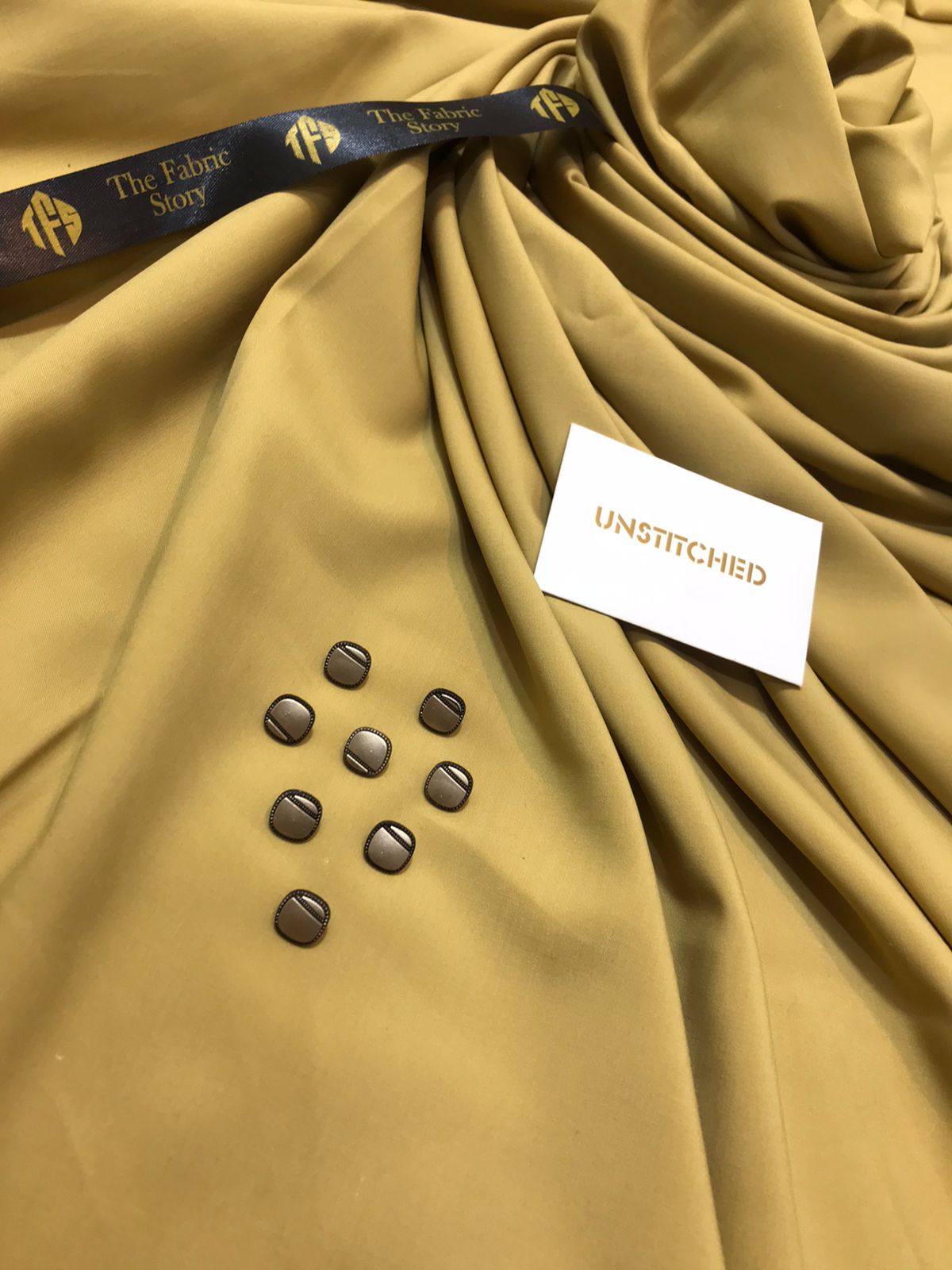 Fabrish Men Exclusive Wash & Wear - Indian Yellow -FWW10