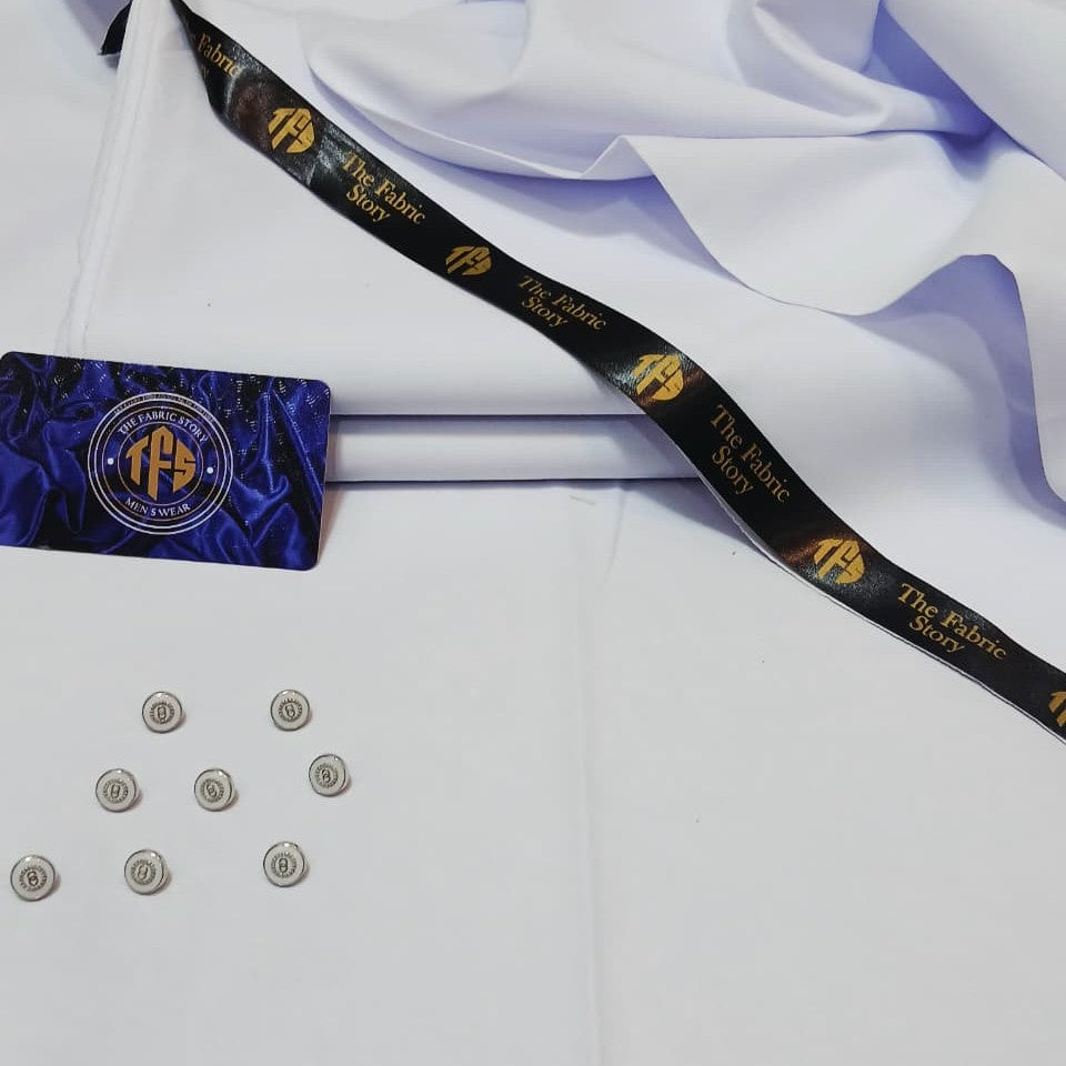 White –  Royal Shalwar Kameez Soft Cotton
